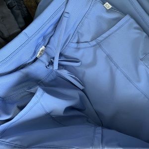 Purple/blue hospital scrub pants!